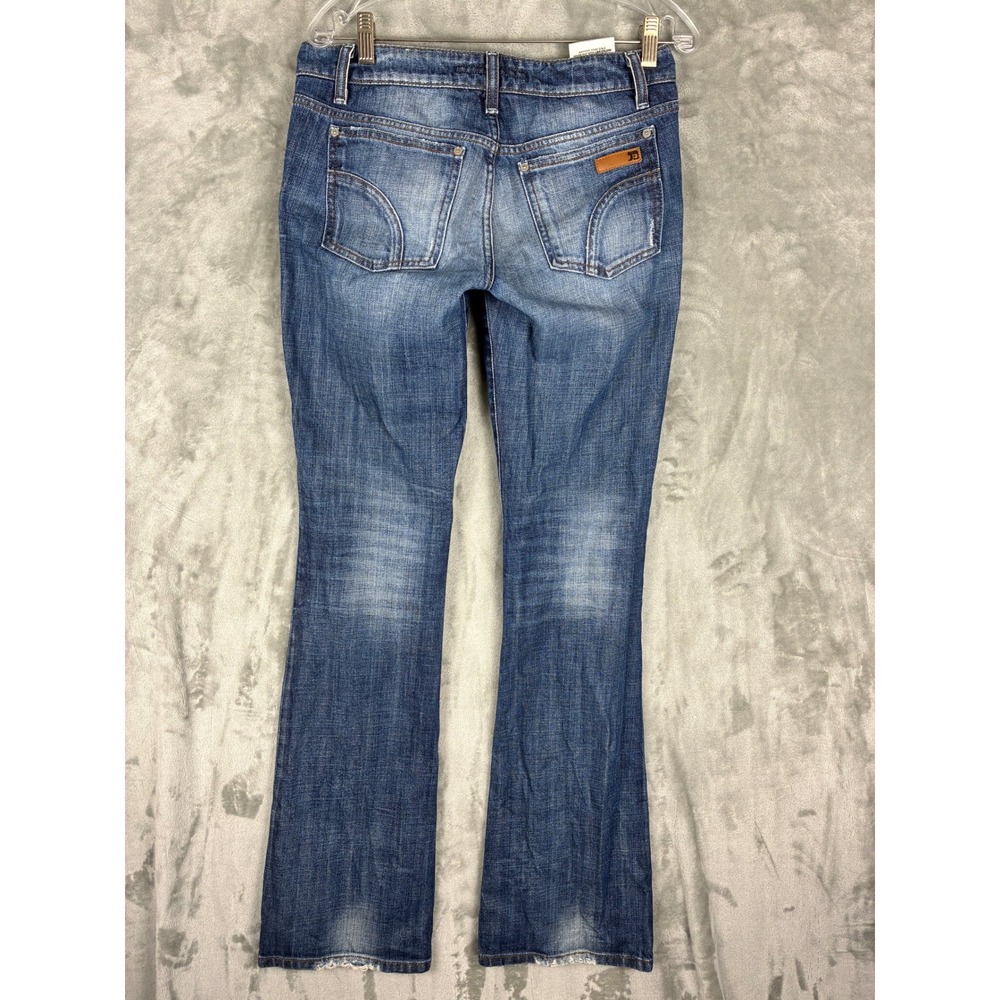 Joes Jeans Honey Curvy Bootcut Medium Wash Blue Distressed Denim Womens Size 28 - Picture 2 of 8